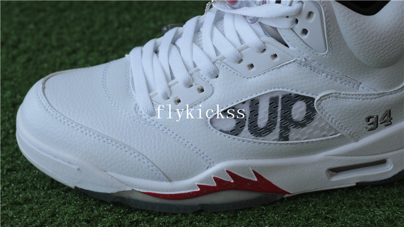 Air Jordan 5 Retro Supreme White